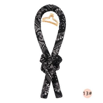 Lazy Silk Ribbon Uvijač za kosu Pjena za spavanje Spužva Heatless Štap za uvijače Traka za glavu Big Wave Uvijači Set Alati za oblikovanje