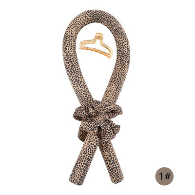 Lazy Silk Ribbon Uvijač za kosu Pjena za spavanje Spužva Heatless Štap za uvijače Traka za glavu Big Wave Uvijači Set Alati za oblikovanje