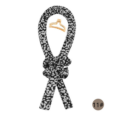 Lazy Silk Ribbon Uvijač za kosu Pjena za spavanje Spužva Heatless Štap za uvijače Traka za glavu Big Wave Uvijači Set Alati za oblikovanje