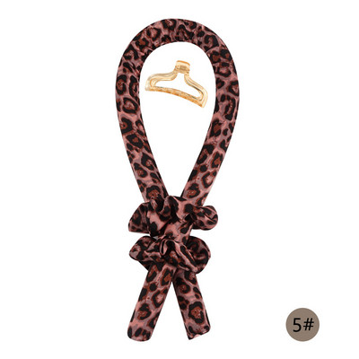 Lazy Silk Ribbon Uvijač za kosu Pjena za spavanje Spužva Heatless Štap za uvijače Traka za glavu Big Wave Uvijači Set Alati za oblikovanje