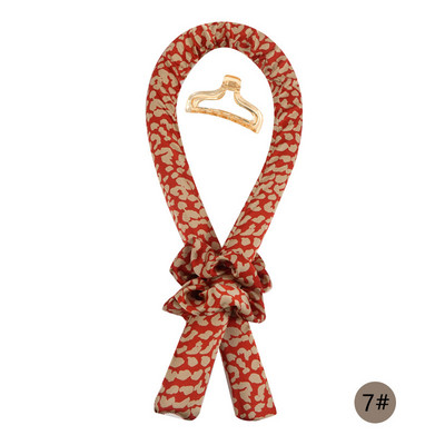 Lazy Silk Ribbon Uvijač za kosu Pjena za spavanje Spužva Heatless Štap za uvijače Traka za glavu Big Wave Uvijači Set Alati za oblikovanje