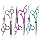 6 colių Professiona plaukų kirpimo žirklės Plokščios žirklės kirpėjams kirpėjams Specialios plonos žirklės ploniems plaukams kirpti