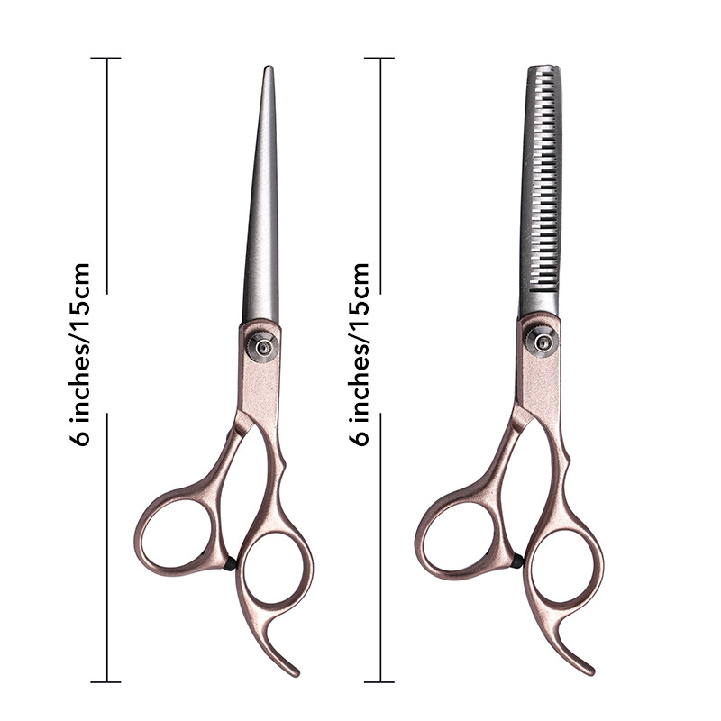 6 colių Professiona plaukų kirpimo žirklės Plokščios žirklės kirpėjams kirpėjams Specialios plonos žirklės ploniems plaukams kirpti