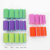 Mazas/Lielas Sūkļa cirtas Cirtaini Viļņaini Cirtaini Profesionālas Veidošanas Putas Mīkstas Sūklis Ruļļa Rollers Mitru Matu Putas Matu Putu Ruļļi