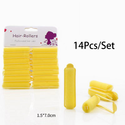 Mazas/Lielas Sūkļa cirtas Cirtaini Viļņaini Cirtaini Profesionālas Veidošanas Putas Mīkstas Sūklis Ruļļa Rollers Mitru Matu Putas Matu Putu Ruļļi