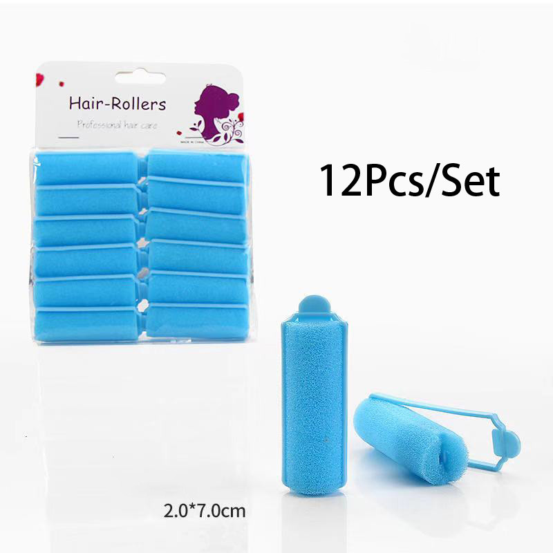 Mazas/Lielas Sūkļa cirtas Cirtaini Viļņaini Cirtaini Profesionālas Veidošanas Putas Mīkstas Sūklis Ruļļa Rollers Mitru Matu Putas Matu Putu Ruļļi