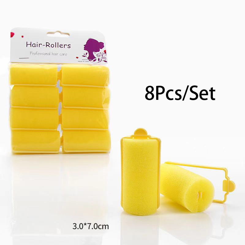 Mazas/Lielas Sūkļa cirtas Cirtaini Viļņaini Cirtaini Profesionālas Veidošanas Putas Mīkstas Sūklis Ruļļa Rollers Mitru Matu Putas Matu Putu Ruļļi