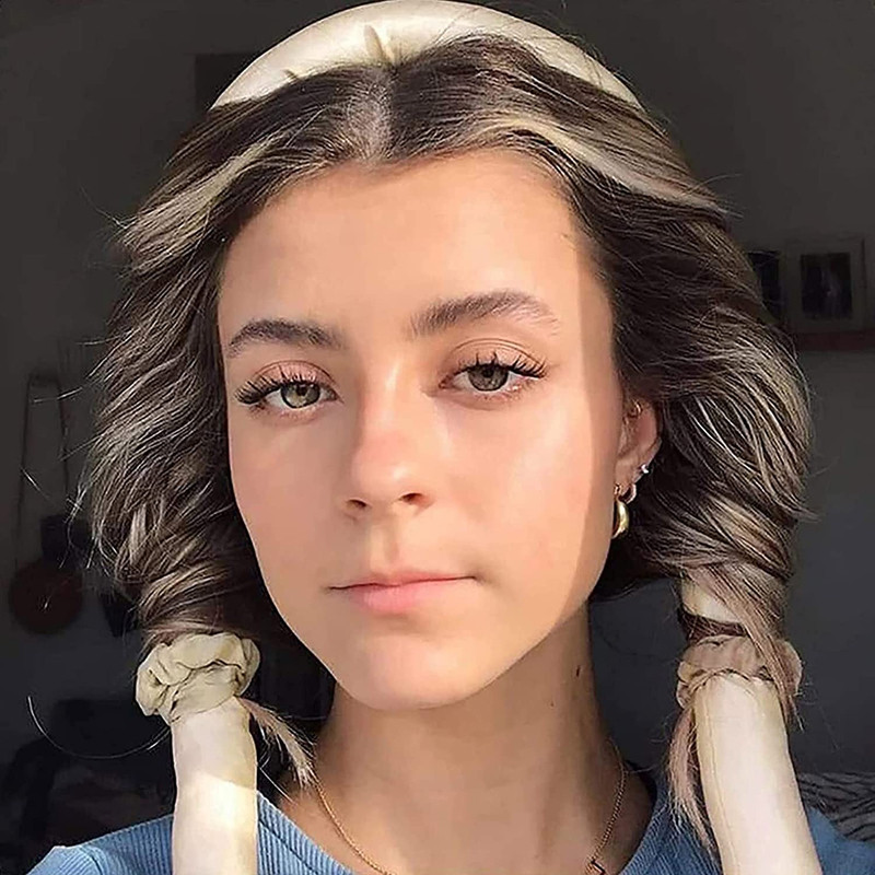 Heatless μπούκλες Heatband Μπούκλες Heatless To Sleep In, No Heat Curl with Hair Hair Rod, Sleeping Curls Velvet Hair Rollers