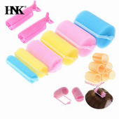 5-12gab Rozā Mīksts Sūklis Putu Spilvens Matu Ruļļi Ruļļi Salons Barber DIY Curls Frizieru rīku komplekts DIY Sākums