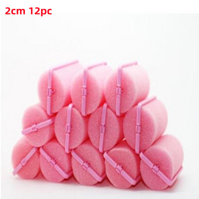 5-12gab Rozā Mīksts Sūklis Putu Spilvens Matu Ruļļi Ruļļi Salons Barber DIY Curls Frizieru rīku komplekts DIY Sākums