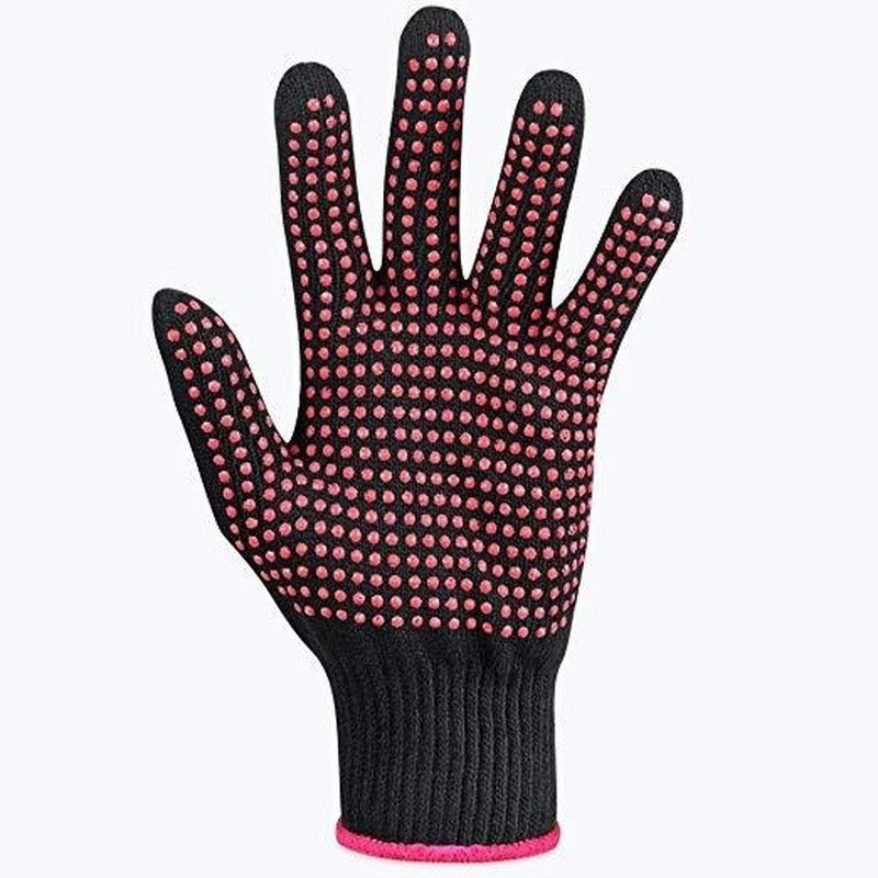 2db hőálló kesztyű hajgöndörítéshez hajformázó szalon fodrász tartozék kézbőrápoló védőkesztyű hőálló