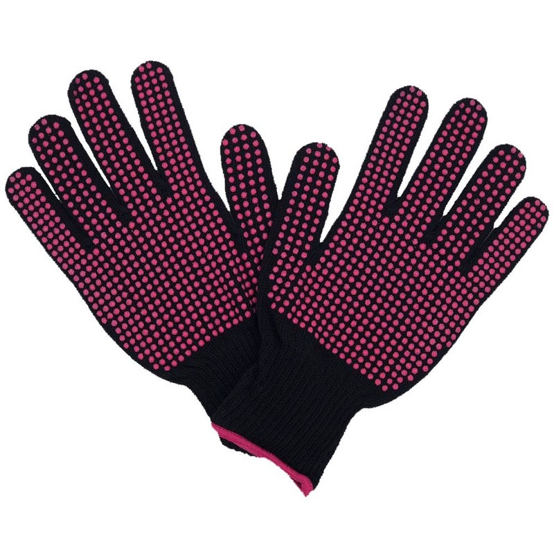 2db hőálló kesztyű hajgöndörítéshez hajformázó szalon fodrász tartozék kézbőrápoló védőkesztyű hőálló