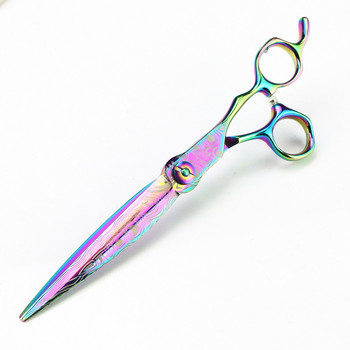 Професионална ножица за подстригване Rainbow Damascus 7\'\' Висококачествени ножици за подстригване фризьорски ножици за подстригване фризьорски ножици