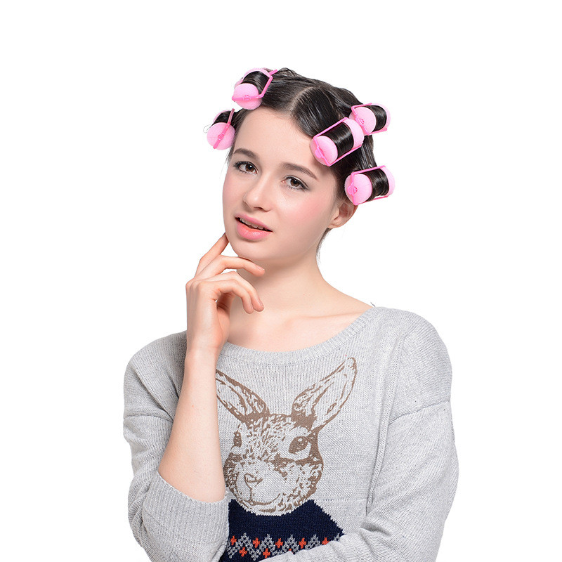 Visokokvalitetna meka magična spužva 6 veličina pjenastih uvijača za kosu DIY komplet frizerskih alata Žensko oblikovanje neškodljive kose Uvijači bez topline