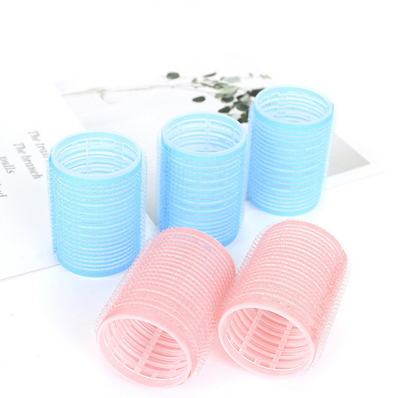 6 kom/Part Samoljepljivi prianjajući uvijači za kosu od smole Uvijači s dugim šiškama Salon DIY frizerski alati Uvijači za uvijanje kose Waver