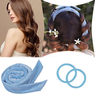 Šipka za kovrče bez zagrijavanja Traka za glavu bez topline Uvijači za kosu Lazy Hair Rollers Sleeping Soft Curl Bar Wave Formers DIY Alati za oblikovanje kose