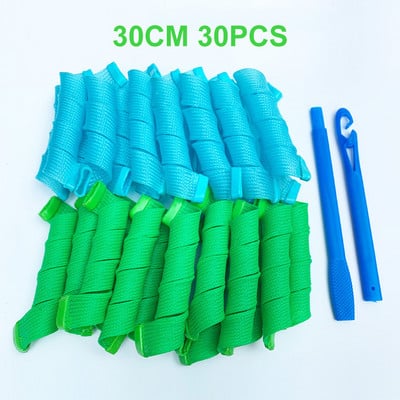 Heatless Hair Curler (30/45/55cm) No Heat Spiral Curls Modeler Magic Hair Roller Styling Kit for Women Home Salon DIY Hairstyle
