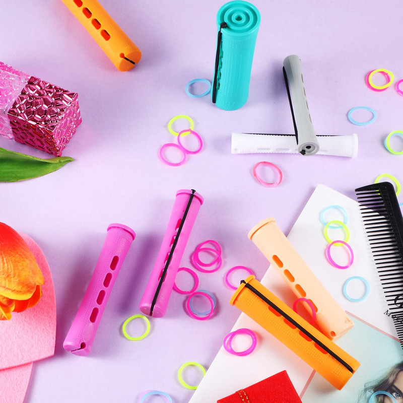 Šipke za trajnu i 20 komada 6 veličina uvijača za kosu s kosom Hladno valoviti štapići Uvijač za kosu za žene duge kratke kose