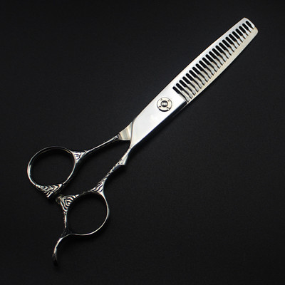 Japonia profesională 440c 6 '' mâner de flori tăiat foarfece de păr tuns frizer makas tunsoare foarfece de subțiere foarfece de coafură