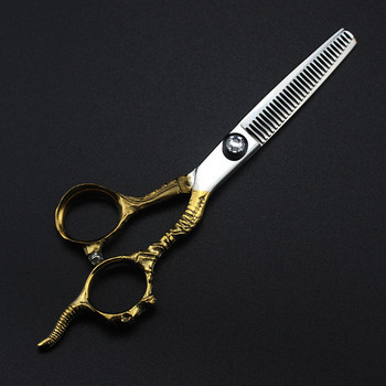 професионална япония 440c 6 инча ножици за коса Sheepshead подстригване бръснар makas подстригване изтъняване ножици подстригване фризьорски ножици