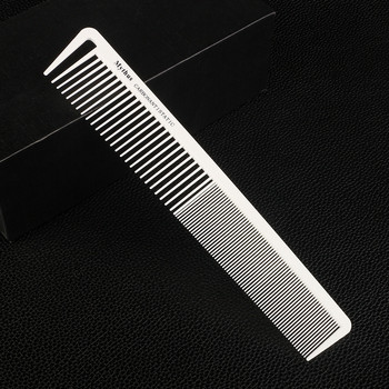 Mythus Hairdressing Carbon Comb For Haircut Barber Anti-Static White Rat Tail Comb Beauty Професионални инструменти за оформяне на косата Гребен
