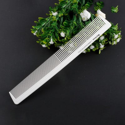 Mythus Hairdressing anglies šukos kirpimui Kirpėjas Anti Static White Rat Tail Comb Beauty Profesionalios plaukų formavimo priemonės Šukos