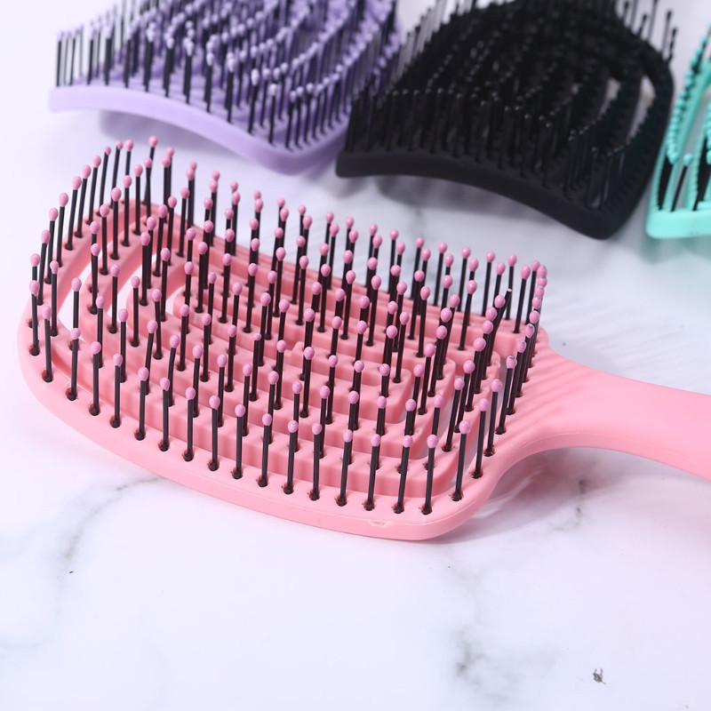 Επαγγελματική χτένα με αεριζόμενη βούρτσα μαλλιών Αντιστατικό μασάζ τριχωτού της κεφαλής Wet Dry Hairs Combs Εργαλεία styling κομμωτηρίου για οικιακή χρήση κομμωτηρίου