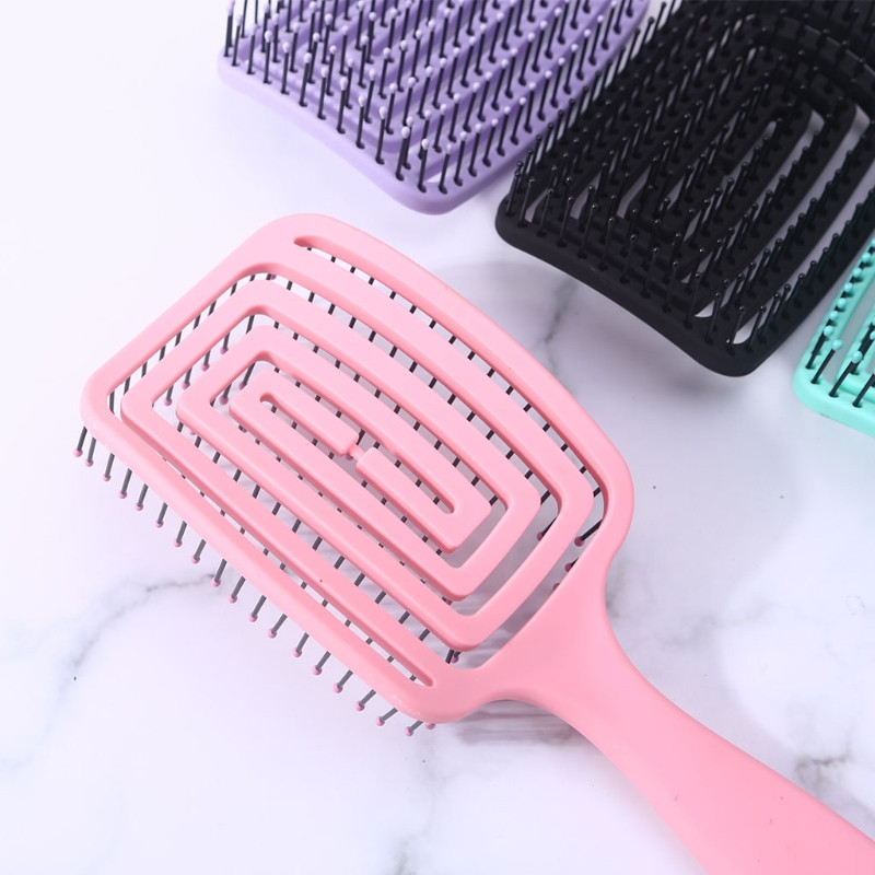 Επαγγελματική χτένα με αεριζόμενη βούρτσα μαλλιών Αντιστατικό μασάζ τριχωτού της κεφαλής Wet Dry Hairs Combs Εργαλεία styling κομμωτηρίου για οικιακή χρήση κομμωτηρίου