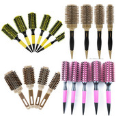 Više stilova Okrugli češalj za kosu Frizerski češalj za uvijanje kose Češalj Keramički češalj za željezo Salon Alat za oblikovanje Profesionalni 2