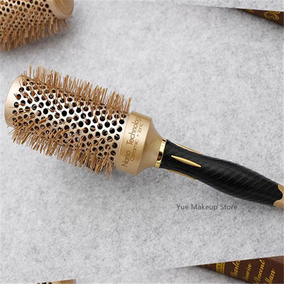 Više stilova Okrugli češalj za kosu Frizerski češalj za uvijanje kose Češalj Keramički češalj za željezo Salon Alat za oblikovanje Profesionalni 2