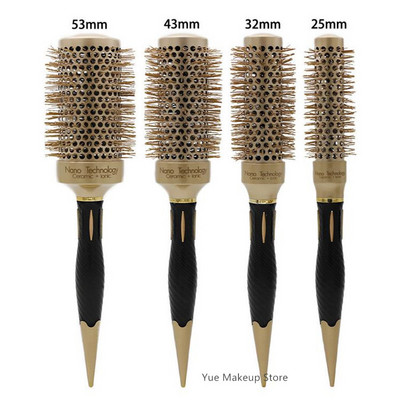 Više stilova Okrugli češalj za kosu Frizerski češalj za uvijanje kose Češalj Keramički češalj za željezo Salon Alat za oblikovanje Profesionalni 2