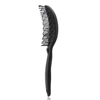 Извита вентилирана разплитаща четка за коса Бръснарски фризьорски инструменти за оформяне Бързосъхнещи разплитащи масажни четки Q81B