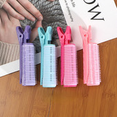 Natūralus pūkuotas garbanotas plastikinis plaukų šaknis Pūkuotas segtukas plaukų formavimo segtukas Candy Color Air Bangs Curler Plaukų segtukai Priedai