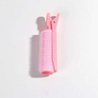 Natūralus pūkuotas garbanotas plastikinis plaukų šaknis Pūkuotas segtukas plaukų formavimo segtukas Candy Color Air Bangs Curler Plaukų segtukai Priedai