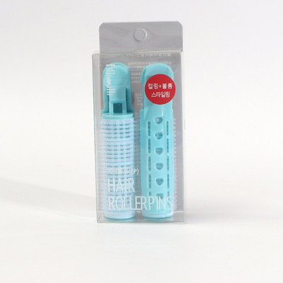 Natūralus pūkuotas garbanotas plastikinis plaukų šaknis Pūkuotas segtukas plaukų formavimo segtukas Candy Color Air Bangs Curler Plaukų segtukai Priedai