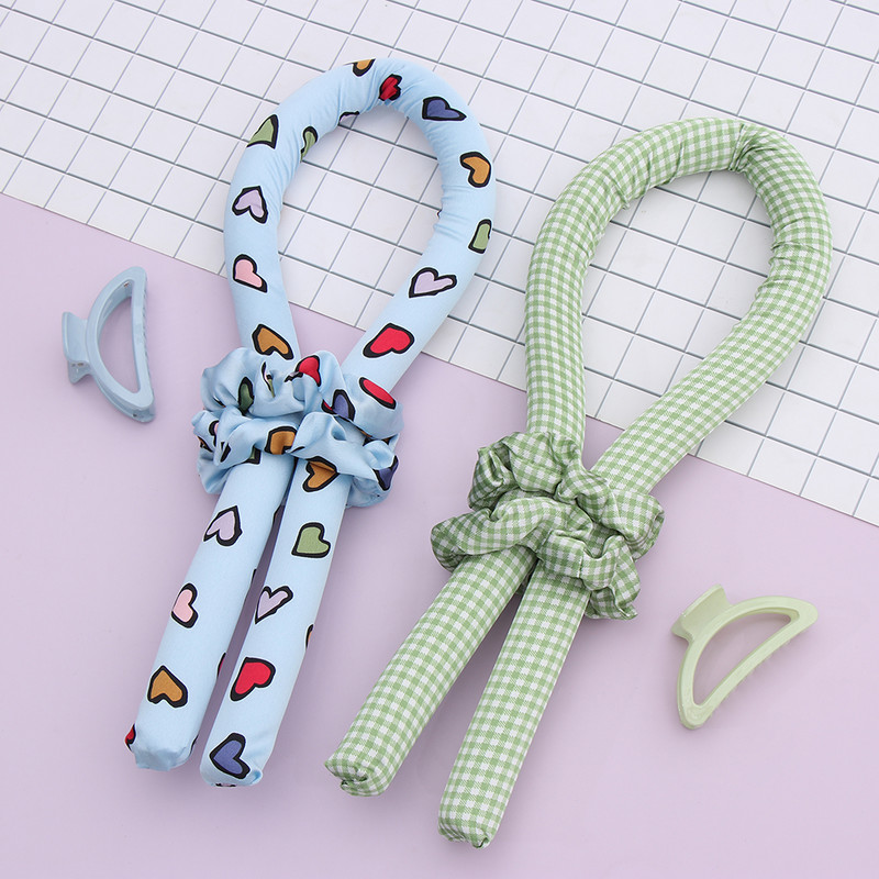 Nova šipka za kovrčavo bez zagrijavanja Lazy Curler Svilena vrpca za kovrčavu kosu Traka za kosu Wave Formers