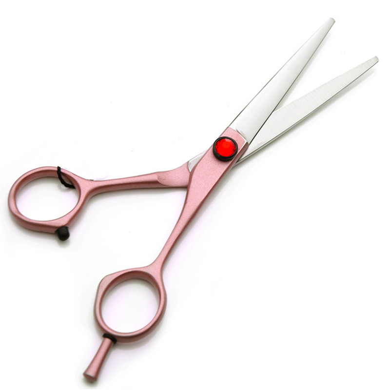 Set de foarfece de păr din aur trandafir din oțel 440 din Japonia, 6 inch, set de foarfece de tunsoare pentru frizer, foarfece de coafură