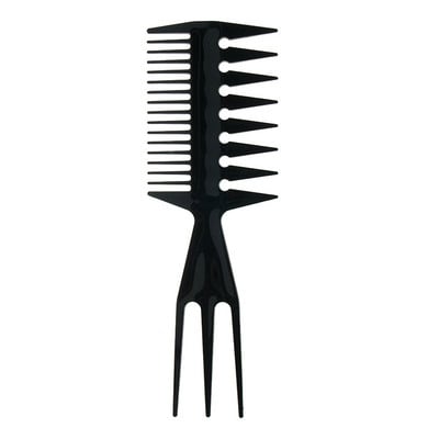 Επαγγελματική Retro Oil Head Wide Tooth Fork Comb Vintage κομμωτική βούρτσα styling High Texture Pro Salon Man Εργαλεία κομμωτικής