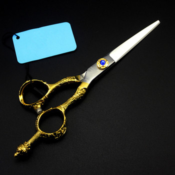 професионална япония 440c 6 инча комплект ножици за коса Crown фризьорски бръснар makas фризьорски салон фризьорски ножици фризьорски ножици