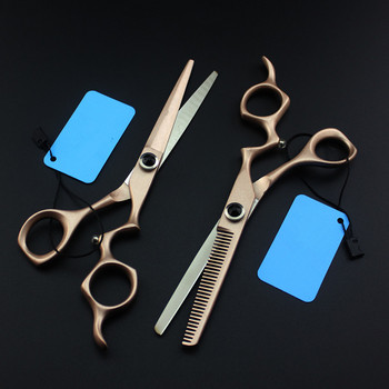 професионална япония 440c 6 инча златни скъпоценни камъни ножици за коса фризьорски бръснари makas фризьорски ножици фризьорски ножици