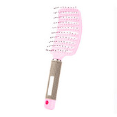 6 színű kefe brosse demelante női női haj fejbőr masszázs fésű sörte és nejlon popbrush hajkefe Detangling nylon kefe