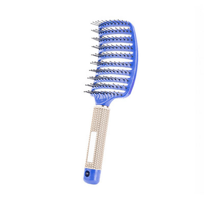 6 színű kefe brosse demelante női női haj fejbőr masszázs fésű sörte és nejlon popbrush hajkefe Detangling nylon kefe