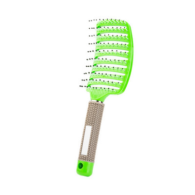 6 színű kefe brosse demelante női női haj fejbőr masszázs fésű sörte és nejlon popbrush hajkefe Detangling nylon kefe