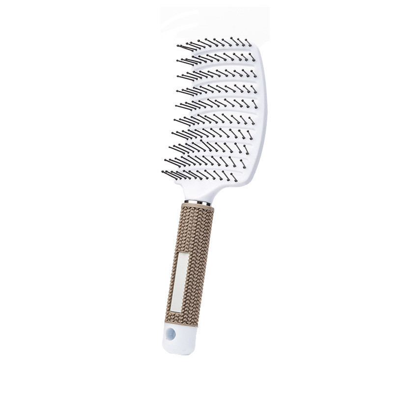 6 színű kefe brosse demelante női női haj fejbőr masszázs fésű sörte és nejlon popbrush hajkefe Detangling nylon kefe
