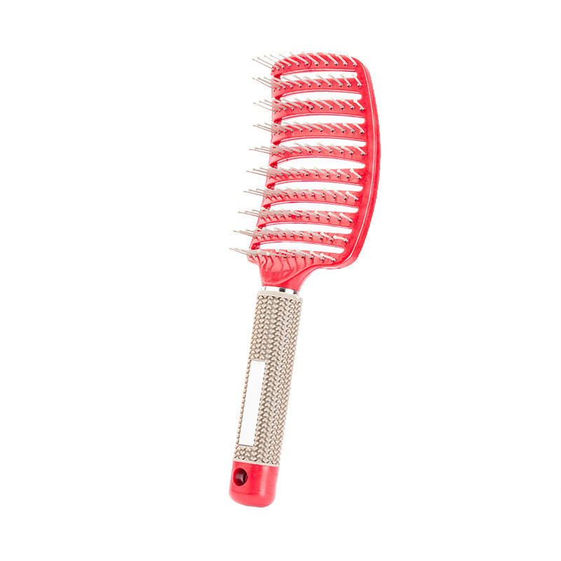 6 színű kefe brosse demelante női női haj fejbőr masszázs fésű sörte és nejlon popbrush hajkefe Detangling nylon kefe