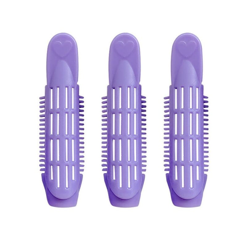 6PCS Uvijač za kosu Stezaljka Samoprihvatljivi Volume Uvijač za kosu Stezaljka Prirodno lepršava kovrčava Nosivi valjci za oblikovanje kose