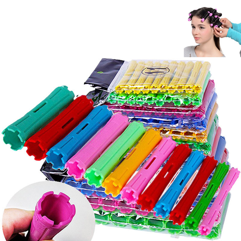 8/10gab/Komplekts Nesildošs matu kopšana Matu ruļļi Roller Grip Veidošanas Ruļļi Ruļļi Veidošana Mājas Lietošanai Matu Ruļļi Frizieru rīks DIY Tool