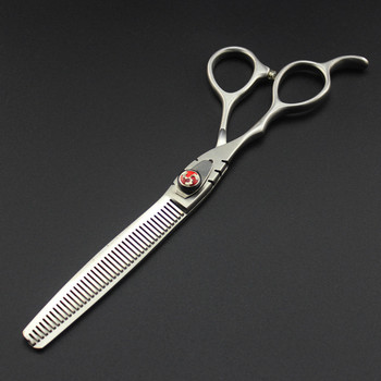 Професионална японска стомана 440c 7 инча лява матова ножица за коса фризьорски фризьорски фризьорски ножици фризьорски ножици