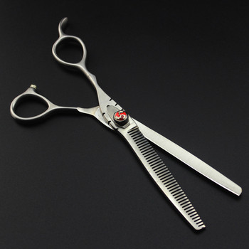 Професионална японска стомана 440c 7 инча лява матова ножица за коса фризьорски фризьорски фризьорски ножици фризьорски ножици
