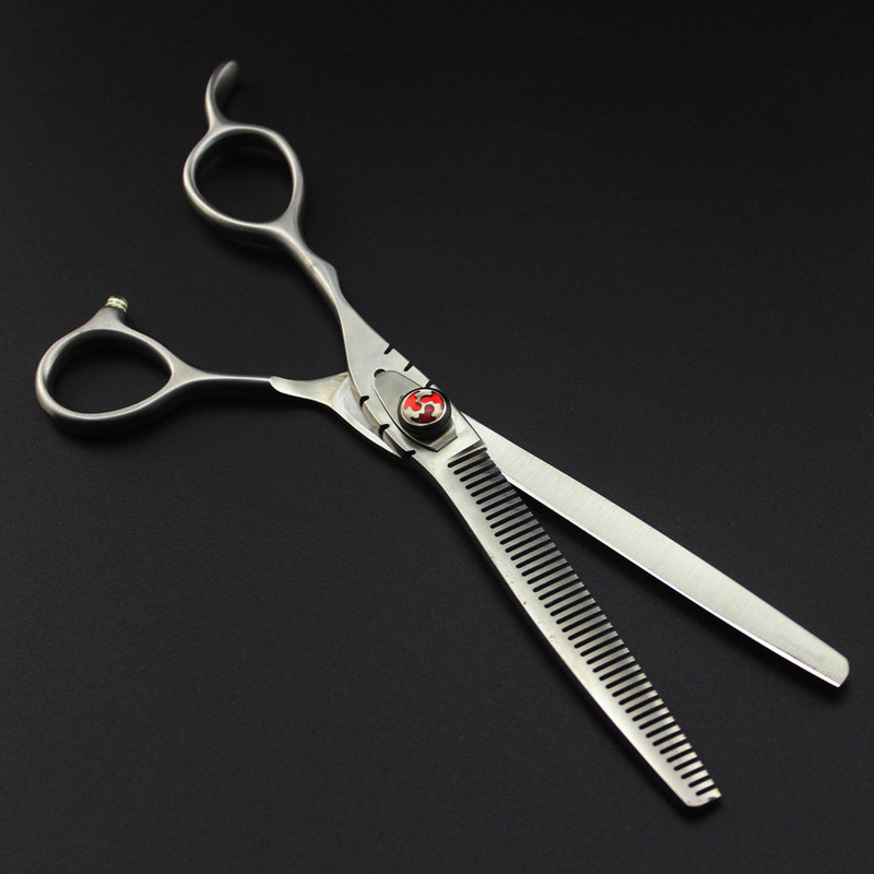 Επαγγελματικό ατσάλι Ιαπωνίας 440c 7 ιντσών αριστερό ματ ψαλίδι μαλλιών κούρεμα κουρέας ψαλίδι αραίωσης ψαλίδι κομμωτηρίου